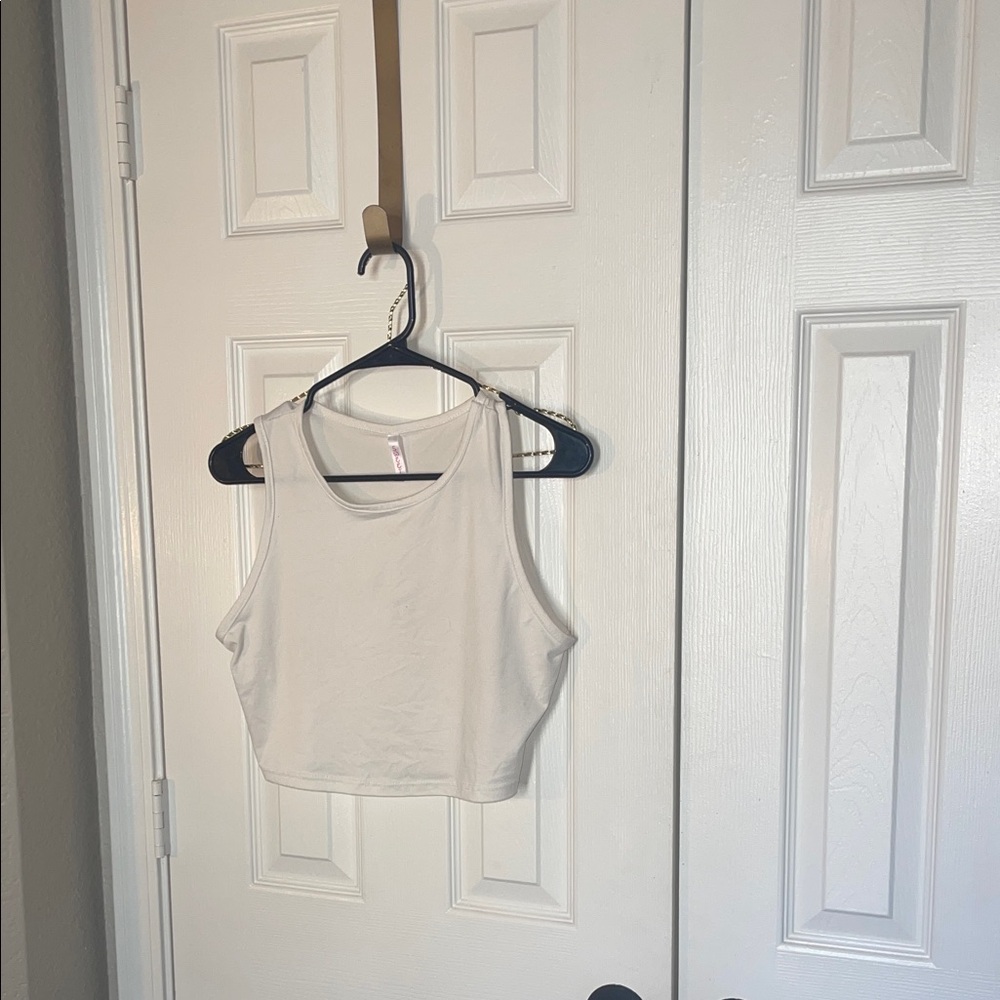 Elegant Cream Women's Crop Top